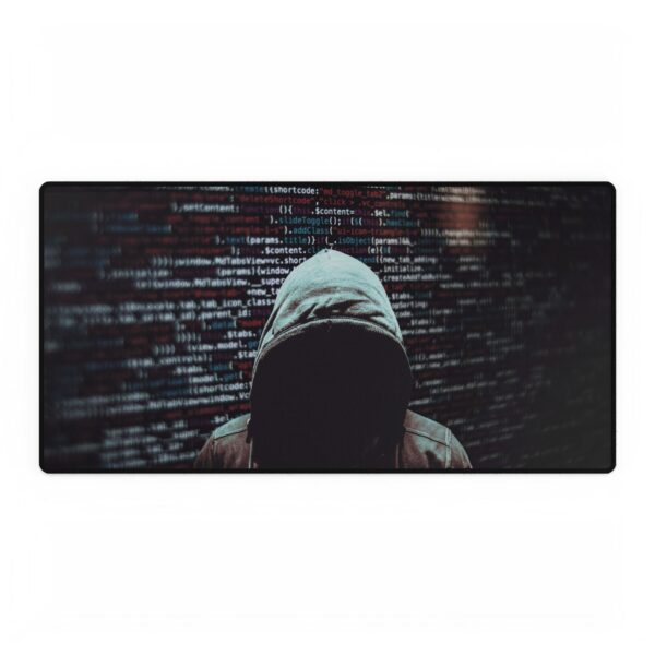 Cyberpunk Desk Mat with Coding Design - Perfect for Programmers and Tech Enthusiasts - Image 2